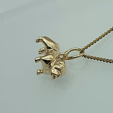 Load image into Gallery viewer, Ladies Yellow Gold 9ct (375,9K) Solid High Quality Smooth Bulldog Shaped Pendant