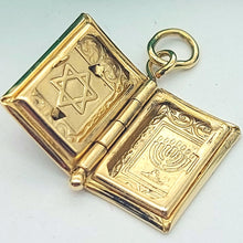 Load image into Gallery viewer, Ladies Yellow Gold 14ct (375,9K) RARE High Quality Israel Book Locket Pendant