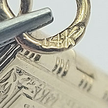 Load image into Gallery viewer, Ladies Yellow Gold 14ct (375,9K) RARE High Quality Israel Book Locket Pendant