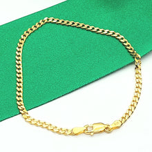 Load image into Gallery viewer, Ladies Yellow Gold 9ct (375, 9k) High Quality Curbed Chain Bracelet