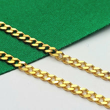 Load image into Gallery viewer, Ladies Yellow Gold 9ct (375, 9k) High Quality Curbed Chain Bracelet