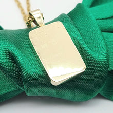 Load image into Gallery viewer, Gold Rectangle Bar Yellow Gold 9ct (375, 9K) Solid High Quality Pendant
