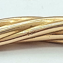 Load image into Gallery viewer, Ladies Rose Gold 9k (375, 9K) High Quality Round Twisted Design Bangle