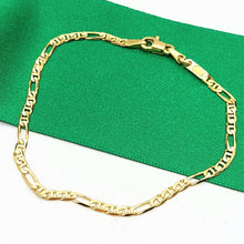 Load image into Gallery viewer, Ladies Italian Yellow Gold 18ct (750, 18K) Solid UNOAERRE Mariner Curb Bracelet