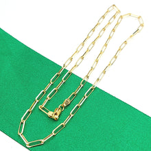 Load image into Gallery viewer, Cable Link Chain Yellow Gold 18ct (750, 18K) Solid High Quality Necklace