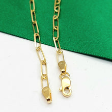 Load image into Gallery viewer, Cable Link Chain Yellow Gold 18ct (750, 18K) Solid High Quality Necklace