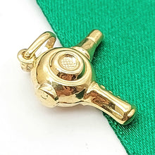 Load image into Gallery viewer, Retro Hair Blow Dryer Yellow Gold 9ct (375, 9K) Handmade High Quality Pendant