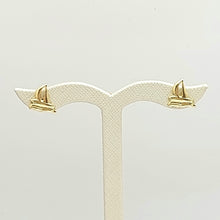 Load image into Gallery viewer, Ladies Earrings Yellow Gold 18ct (750, 18k) High Quality Solid Sail Boat Studs