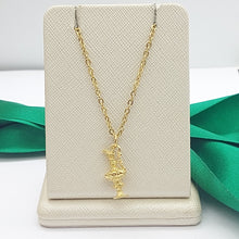 Load image into Gallery viewer, Water Fountain Yellow Gold 18ct (750, 18K) Rare Solid Artisan Antique Pendant
