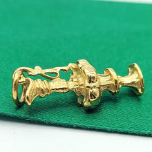 Load image into Gallery viewer, Water Fountain Yellow Gold 18ct (750, 18K) Rare Solid Artisan Antique Pendant