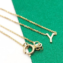 Load image into Gallery viewer, Ladies Yellow Gold 10ct (417, 10K) High Quality Dainty 'Y' Minimal Bracelet
