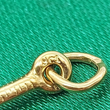 Load image into Gallery viewer, Cricket Bat & Ball Yellow Gold 9ct (375, 9K) Rare Handmade High Quality Pendant