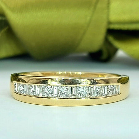 Ladies MHJ Ring 10ct (417, 10K) Yellow Gold Diamond (0.50ct) Dress Ring