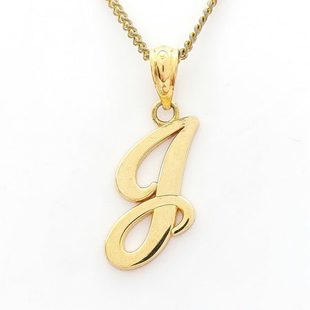 Ladies Yellow Gold 9ct (375, 9K) High Quality Cursive 'g' Pendant