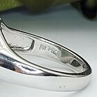 Load image into Gallery viewer, Ladies Landscape Ring 14ct (585, 14K) White Gold Diamond (20pts) Dress Ring