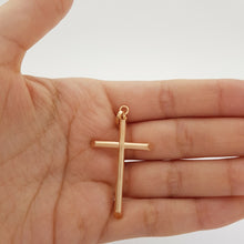 Load image into Gallery viewer, Unisex Pendant 14ct (585, 14K) Rose Gold Large Cross Pendant