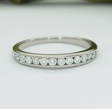 Load image into Gallery viewer, Ladies MHJ Ring 10ct (417, 10K) White Gold Natural Diamond (0.33ct) Band Ring