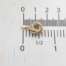 Load image into Gallery viewer, Ladies Jewellery Set 9ct Tri-Tone Gold Two Piece Pendant & Earrings Set