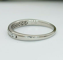 Load image into Gallery viewer, Ladies MHJ Ring 10ct (417, 10K) White Gold Natural Diamond (0.33ct) Band Ring