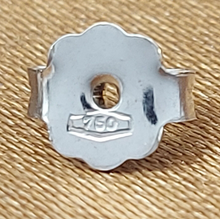 Load image into Gallery viewer, Ladies White Gold 18ct (750, 18K) Solid High Quality Love Knot Stud Earrings