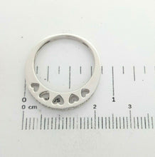 Load image into Gallery viewer, Ladies Ring 14ct (585, 14K) White Gold Natural (0.11ct) Diamond Heart Ring