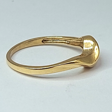 Load image into Gallery viewer, Ladies Ring 9ct (375, 9K) Yellow Gold Natural Diamond Baguette Birthstone Ring