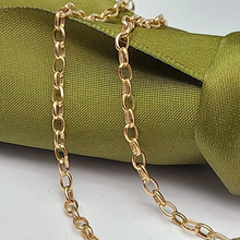 Load image into Gallery viewer, Ladies Necklace 9ct (375, 9K) High Quality Mariner Link Belcher Chain Necklace