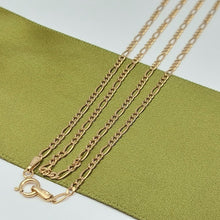 Load image into Gallery viewer, Ladies Italian Yellow Gold 9ct (375,9K) Solid High Quality Figaro Chain