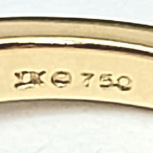 Load image into Gallery viewer, Ladies Yellow Gold 18ct (750, 18k) Rare Bypass Swirl Natural Diamond Ring