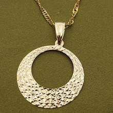 Load image into Gallery viewer, Ladies Jewellery Set 10ct MHJ Yellow Gold Two Piece Pendant & Earrings Set Pre-Owned