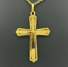 Load image into Gallery viewer, Ladies Pendant 9ct (375, 9K) Yellow Gold Crucifix Pendant