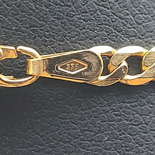 Load image into Gallery viewer, Ladies Yellow Gold 9ct (375, 9K) UNOAERRE Flat Curb Link Chain Necklace