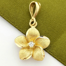 Load image into Gallery viewer, Ladies Pendant Yellow Gold 14ct (585,14K) High Quality Frangipani Flower Pendant