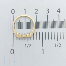 Load image into Gallery viewer, Ladies 18ct (750, 18K) Yellow Gold 0.18ct Natural Diamond Bezel Dress Ring