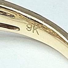 Load image into Gallery viewer, Ladies Yellow Gold 9ct (375, 9k) Teardop Engagement Diamond (1.39ct) Ring W/ Val