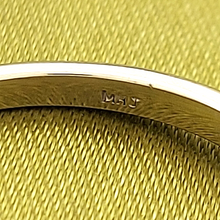 Load image into Gallery viewer, Ladies White Gold 10ct (417, 10K) MHJ Natural Pave Diamond Wishbone Dress Ring