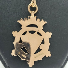 Load image into Gallery viewer, Ladies Pendant 9ct (375, 9K) Rose Gold Shield Pendant