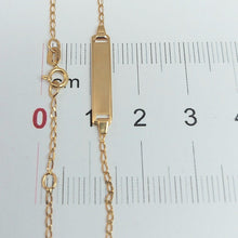Load image into Gallery viewer, Ladies Yellow Gold 14ct (585, 14K) Solid High Quality Link Bar Bracelet