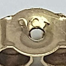 Load image into Gallery viewer, Ladies Earrings Yellow Gold 9ct (375,9k) Handmade Solitaire Natural Pearl Studs