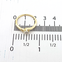 Load image into Gallery viewer, Ladies Real Yellow Gold 10ct(417, 10K) Natural Diamond Ring