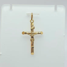 Load image into Gallery viewer, Unisex Yellow Gold 9ct (375, 9K) High Quality Jesus Christ Crucifix Pendant