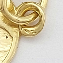 Load image into Gallery viewer, Ladies Pendant 9ct (375,9K) Real Yellow Gold 'Good Luck' Horseshoe Pendant