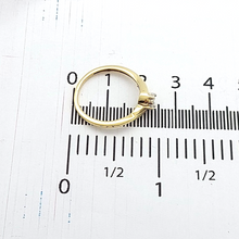 Load image into Gallery viewer, Ladies Real Yellow Gold 10ct(417, 10K) Natural Diamond Ring