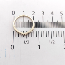 Load image into Gallery viewer, Ladies White Gold 10ct (417, 10K) MHJ Natural Pave Diamond Wishbone Dress Ring