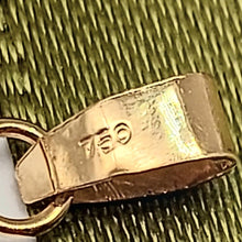 Load image into Gallery viewer, Ladies Yellow Gold 18ct (750, 18K) Diamantes and Created Ruby Cross Pendant