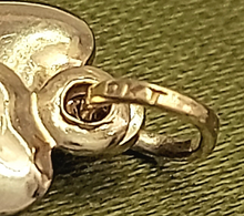 Load image into Gallery viewer, Ladies Solid Yellow Gold 9ct (375, 9K) Tiny Double Hearts Pendant