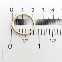 Load image into Gallery viewer, Ladies White Gold 10ct (417, 10K) MHJ Natural Pave Diamond Wishbone Dress Ring