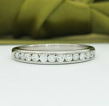 Load image into Gallery viewer, Ladies MHJ Ring 10ct (417, 10K) White Gold Natural Diamond (0.33ct) Band Ring