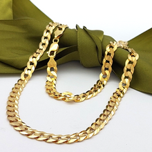 Load image into Gallery viewer, Ladies Necklace 9ct (375, 9K) Real Yellow Gold Chain Necklace