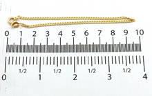 Load image into Gallery viewer, Ladies 14ct (585, 14K) Real Yellow Gold Curb Link Chain Bracelet